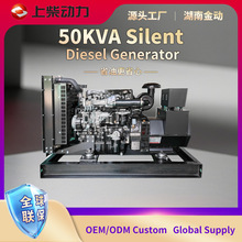 50KVA全自动智能上柴发电机组 小型家用柴油发电机三相