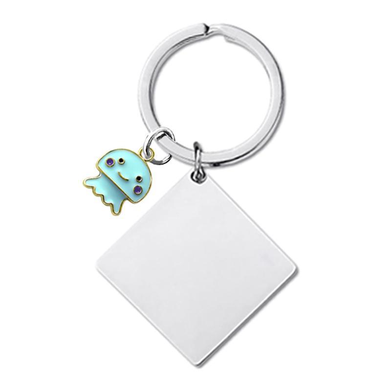 40g Weight Bag Pendant, Keychain Classification 1 Piece Quantity Casual, Daily Occasion Metal Material Rainbow, Jellyfish, Customization Laser Engraving Pattern Unisex Gender Vintage Style, Classic Style Style Vintage Style Classic Style Rainbow Jellyfish Customization Laser Engraving Metal Unisex Bag Pendant Keychain 无