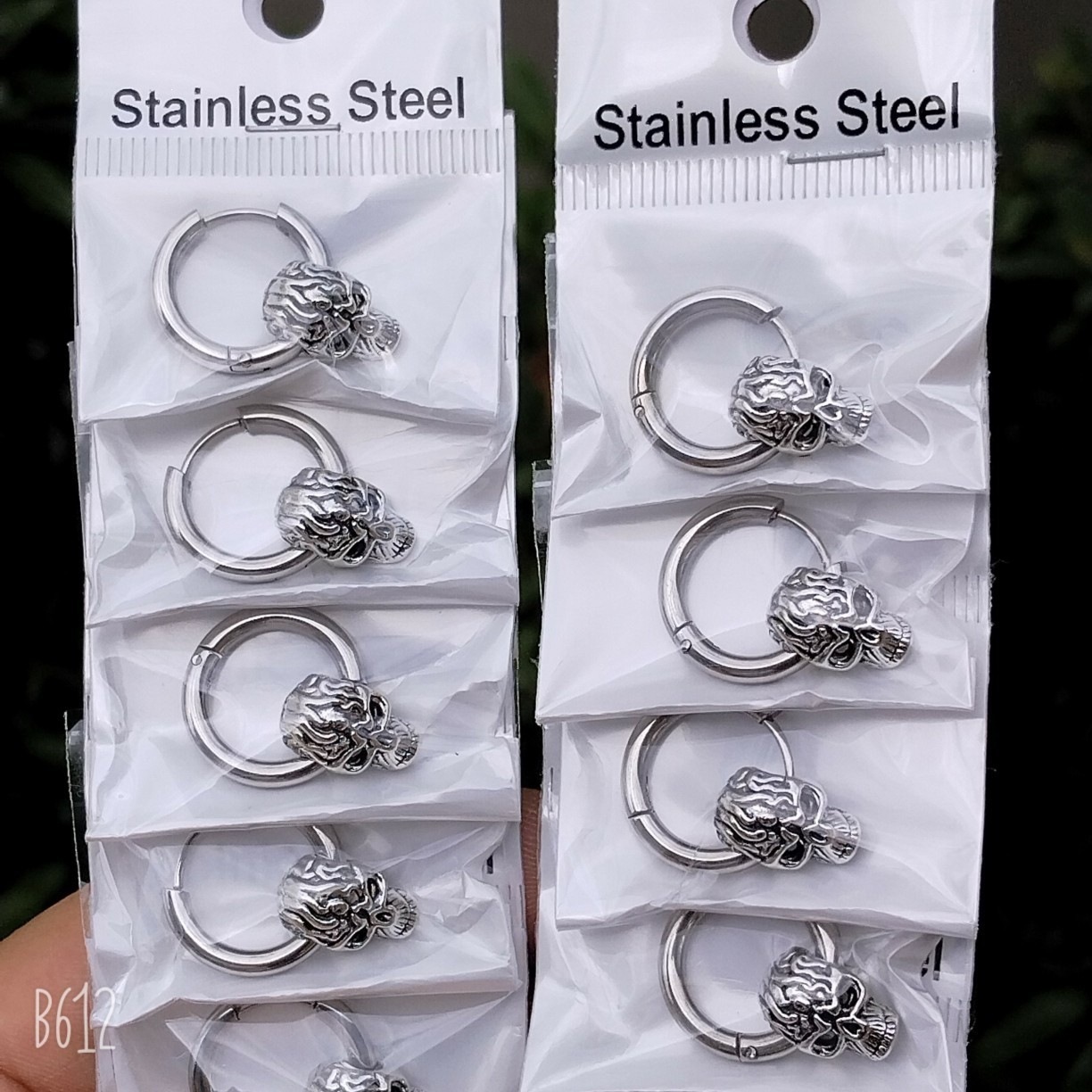 2.5 pendientes de acero de titanio gruesas y el mismo modelo crian orejas joyas de moda con pendientes de acero inoxidable con hilo redondo personalizado image 37