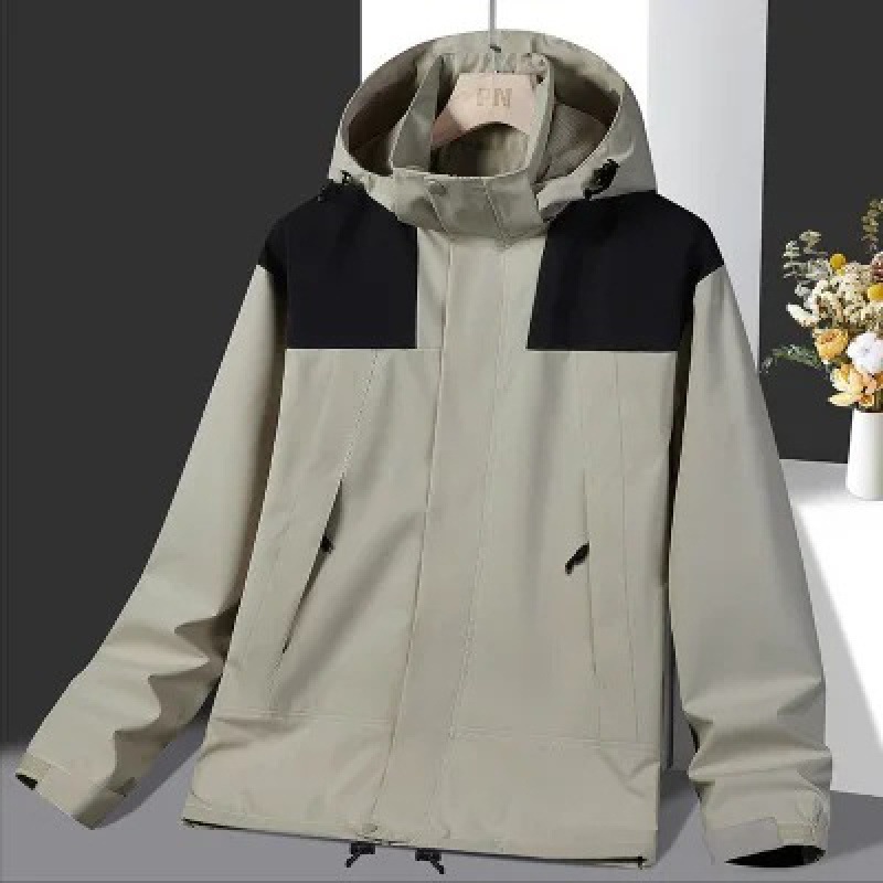 Montaña al aire libre primavera y otoño delgada chaqueta deportiva transpirable hombre casual chaqueta de asalto al aire libre abrigo impermeable