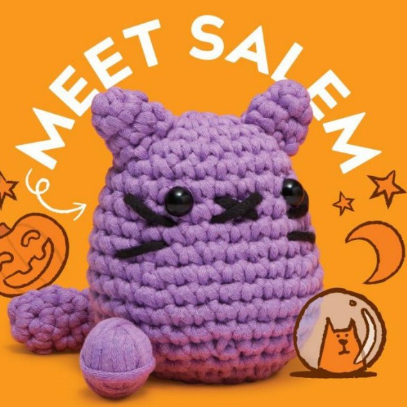 亚马逊热销初学者DIY钩针编织材料包动物系列包钩线批发手织