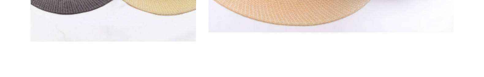 Unisex Simple Style Stripe Wide Eaves Sun Hat display picture 8