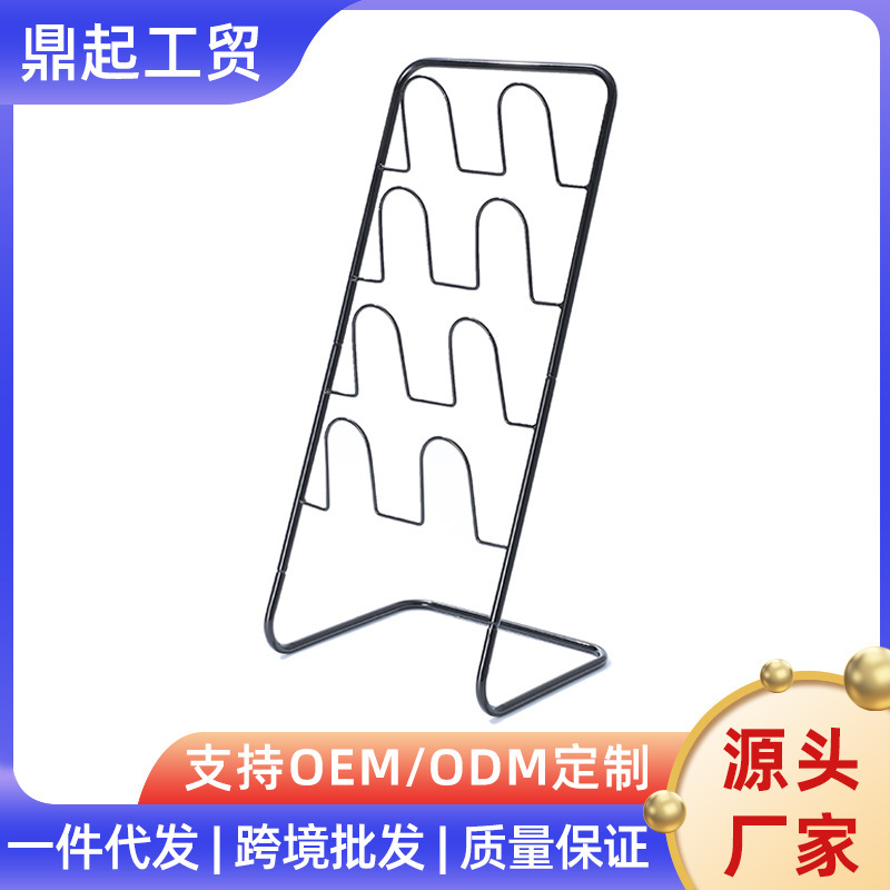 Iron Simple Shoe Rack Household Bathroom Drain Multi-Layer Sliding Shoe Rack Space Saving Shoe Storage Rack Wholesale