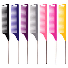 挑染尖尾梳美发梳子 美发工具发廊染发挑发梳接发梳盘发梳子批发