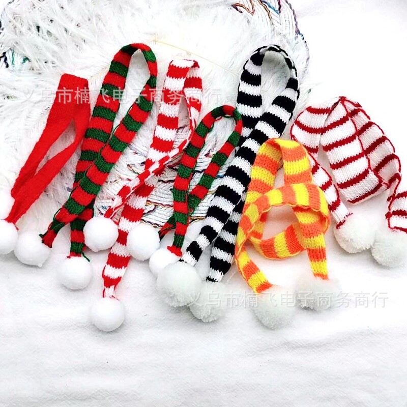 Doll Small Scarf mini Christmas Scarf mini Christmas Decorations Wine Bottle Milk Tea Bottle Activity Scene Props Doll Small Scarf mini Christmas Scarf mini Christmas Decorations Wine Bottle Milk Tea Bottle Activity Scene Props