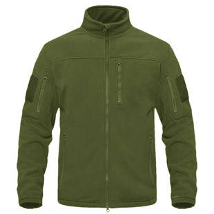 Spot TAD Outdoor Sports Tactical Polar Fleece Jacket Autumn and Winter Men's Stand Collar Fleece Jacket Warm Mountaineering Jacket