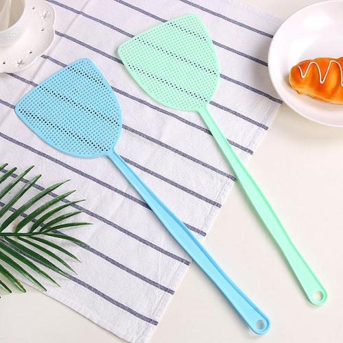 Household summer plastic fly swatter mosquito swatter durable mesh long handle manual fly swatter fly swatter mosquito swatter