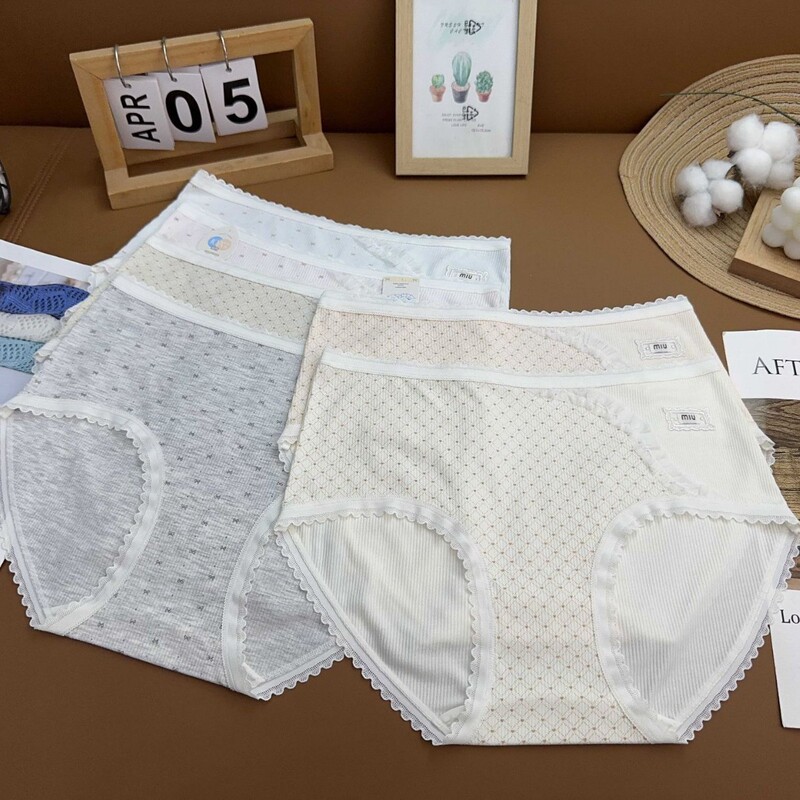 Women's Underwear New Style Modal Fashion Comfortable Ribbed Simple Stylish Young Girl Briefs Special Price Wholesale Supply Women's Underwear New Style Modal Fashion Comfortable Ribbed Simple Stylish Young Girl Briefs Special Price Wholesale Supply