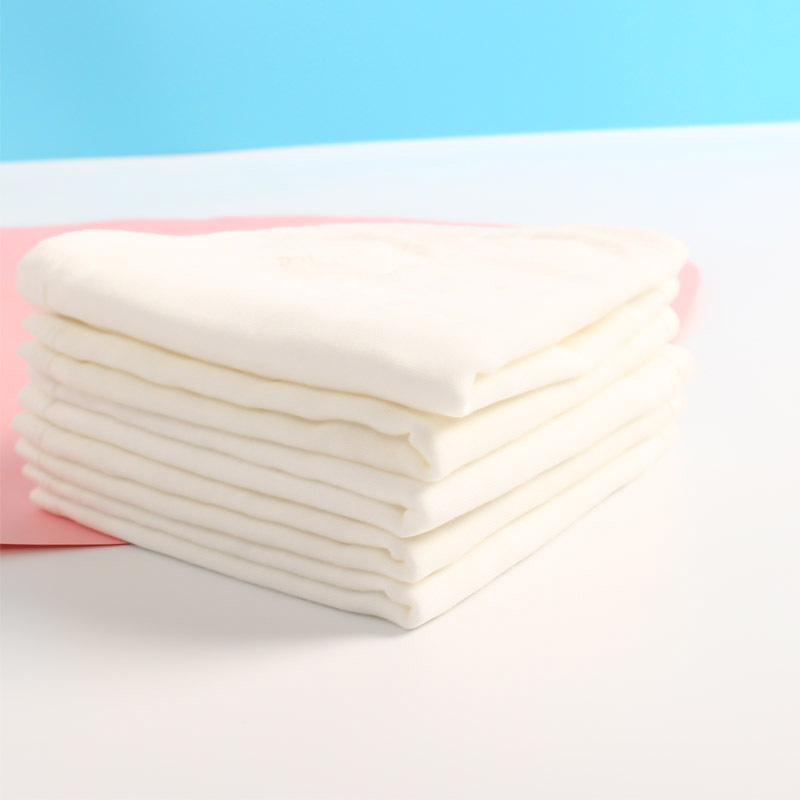 Pure white without embroidery style 5 pieces [30*30]