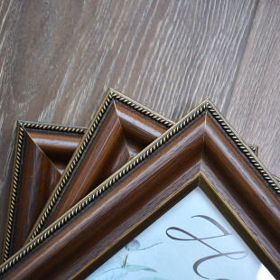 Solid Wood American European Retro Photo Frame Display Stand Photo Printing Album Frame Wall Hanging 6inch Custom