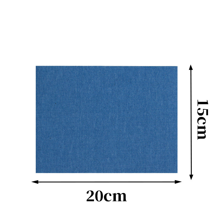 Parche de parche autoadhesivo de mezclilla Parche de mezclilla de codo Parche de parche de rodilla Parche de parche de subsidio de reparación de ropa de corte