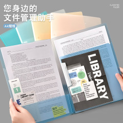 モランディフォルダー a4 フォルダー学生テスト用紙収納袋事務用品情報ブックレポートフォルダー