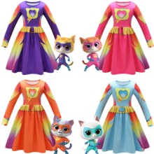 �ֻ����䳤ȹ ��ͯ������ͨӡ�� cosplay��װ Ůͯ�������³�ȹ