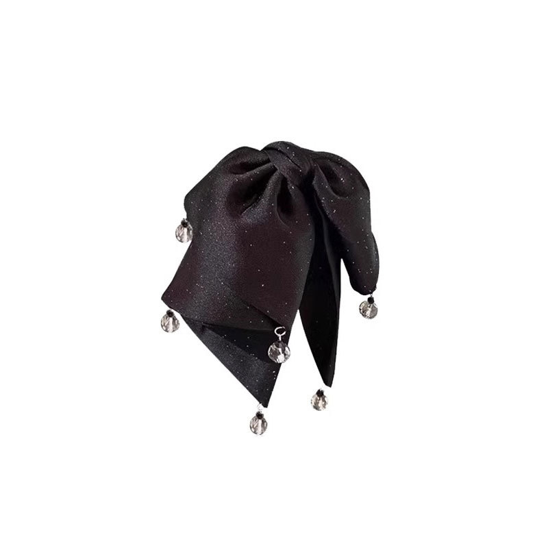 Hepburn sensación de alta calidad estrella brillante clip de cola de caballo para mujeres nuevo clip de arco de correa simple clip de moda tocado