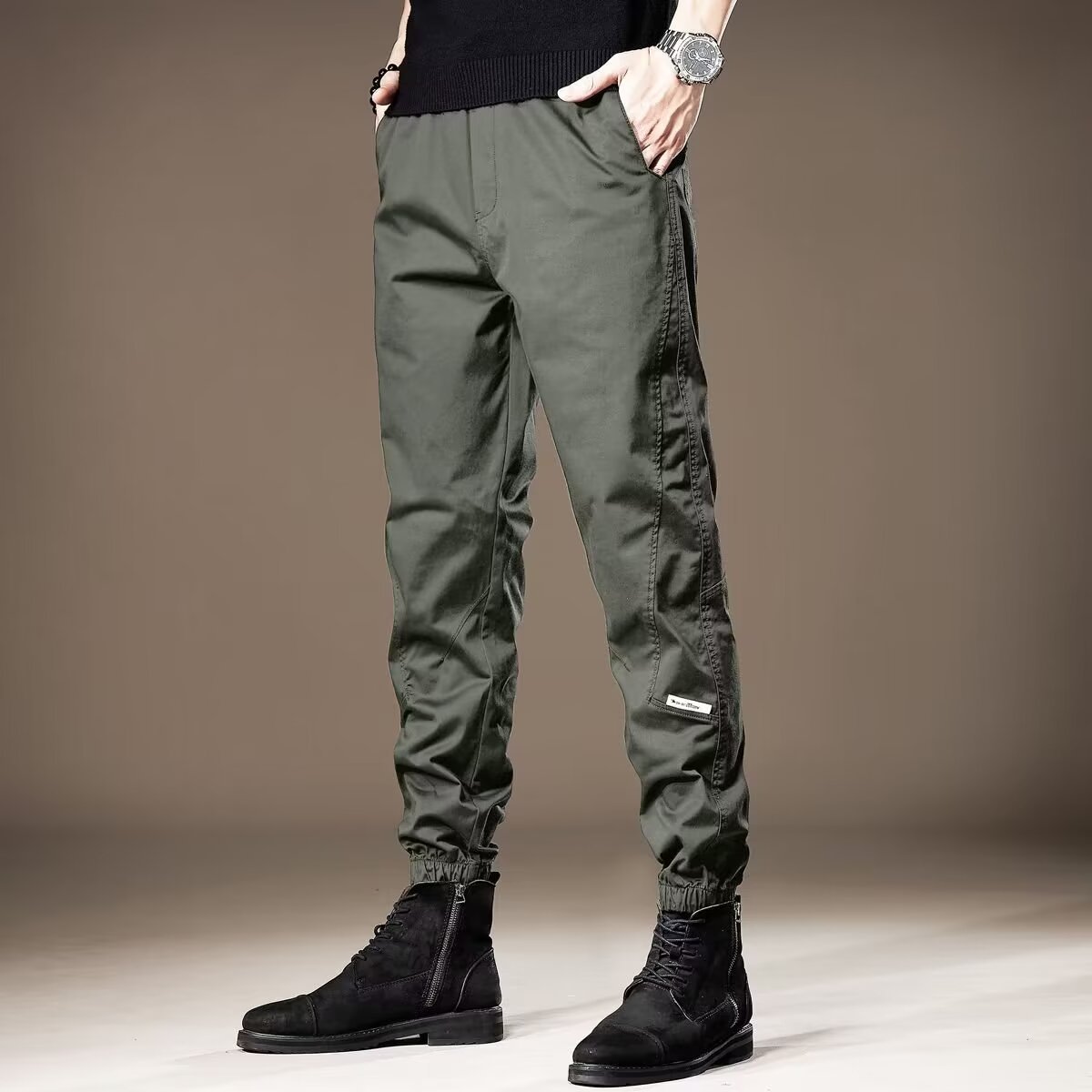 High-End-Design im amerikanischen Stil, lässige Cargohose für Herren, Frühling und Herbst, dünn, locker, gerades Bein, elastisch, trendige Marke_voghion.com