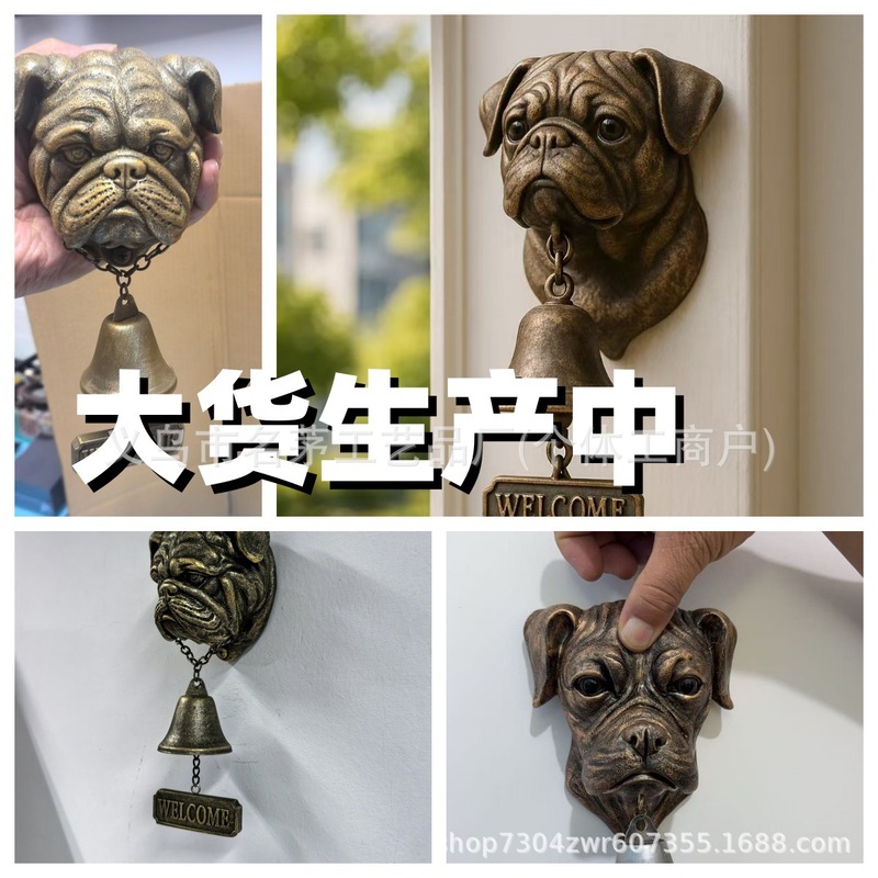 跨境新品Basset Hound Welcome Doorbell 动物系列欢迎光临门铃|undefined