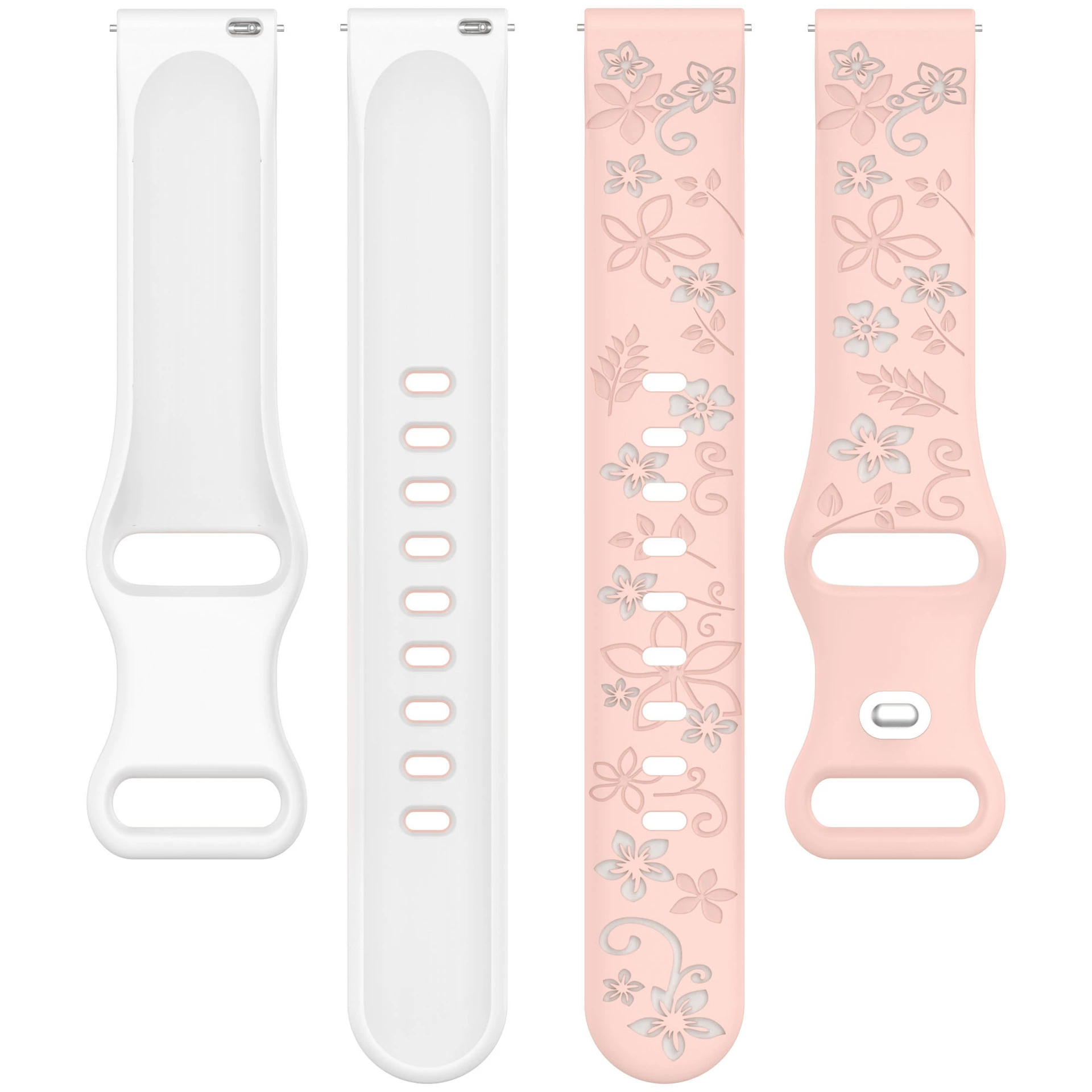 Samsung, two-color silicone changeable watch strap, 22mm