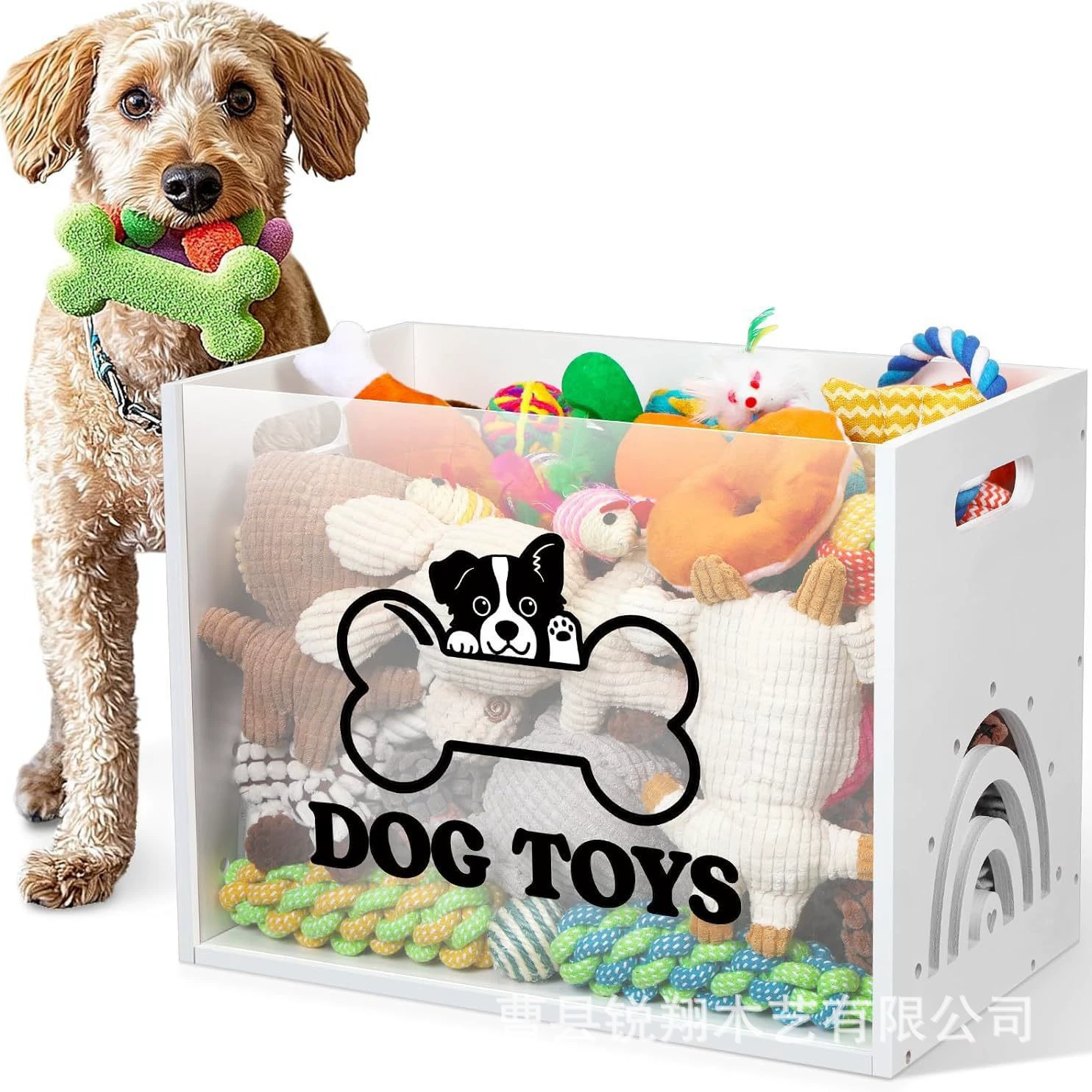 Деревянный ящик для хранения игрушек для домашних животных, акриловый ящик для хранения закусок и напитков, домашняя стойка для записи, коробка для файлов с книгами