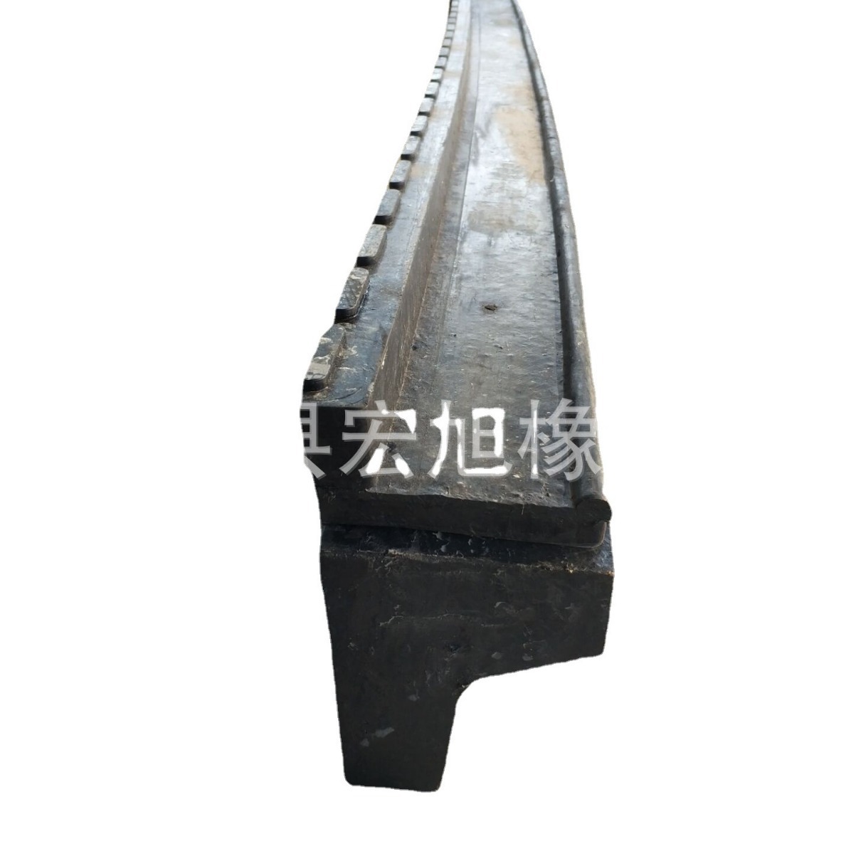 铁路轨道整体道床橡胶填充块 燕尾槽橡胶塞条 铁路轮缘槽橡胶扣条