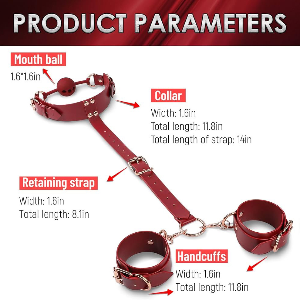 Foreign trade SM adult sex toys High -end backhand stuffy red women…