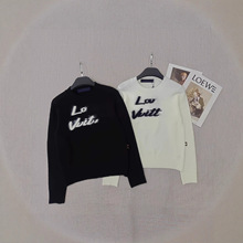 深圳南油高定秋冬新款针织衫法式小香风专柜品质套头上衣明星同款