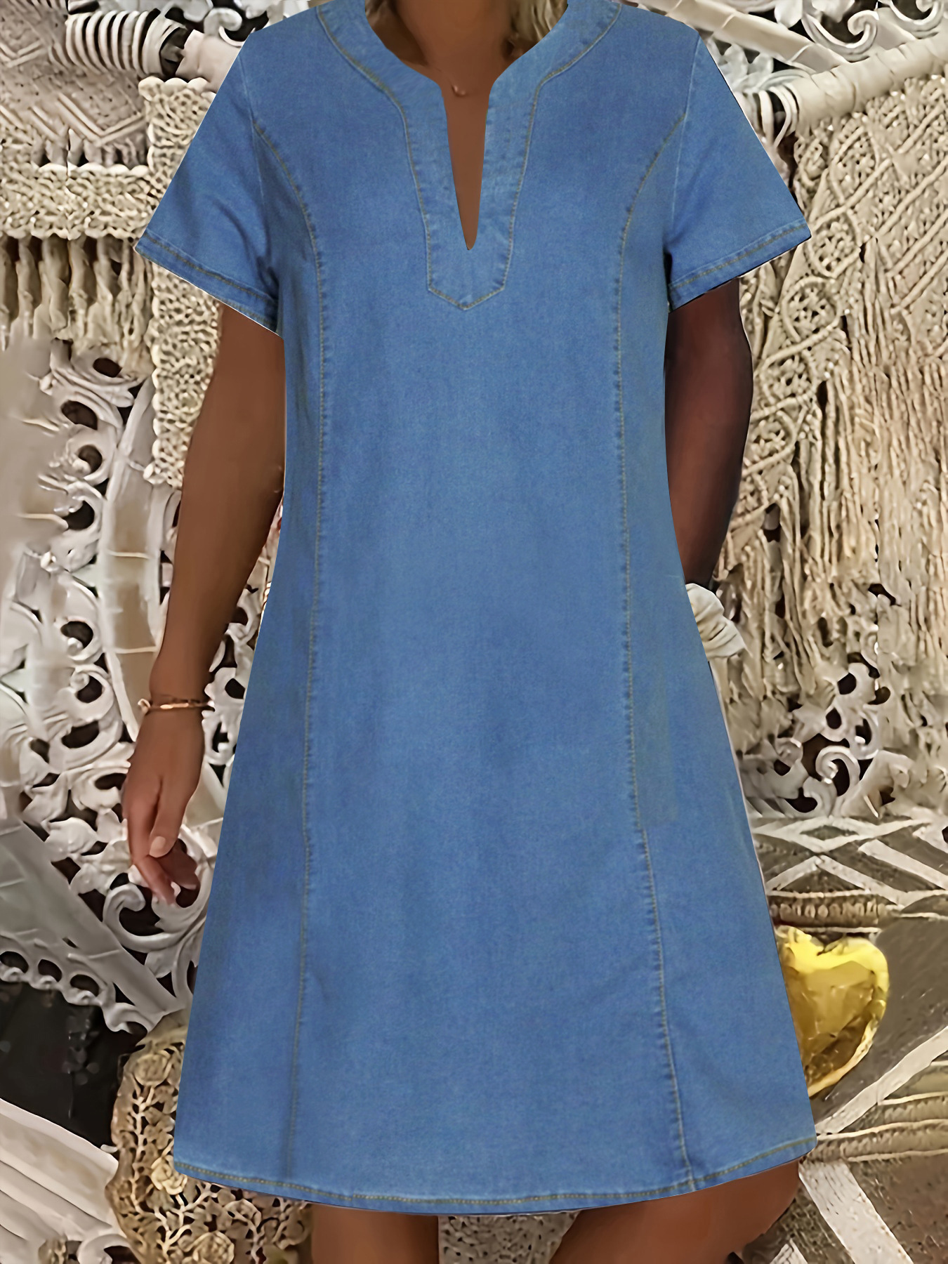 Light blue pocket