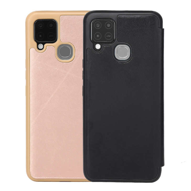 Suitable for Chuanyin Canon18i,camon18premier Flip Business Black Gold Mobile Phone Case Factory Direct Supply