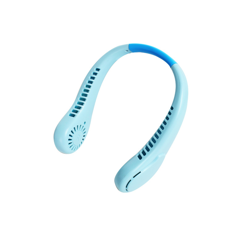Venta directa de fábrica Macaron ventilador de cuello colgante turbo sin hojas usb recargable gran viento ventilador de cuello colgante al aire libre pequeño