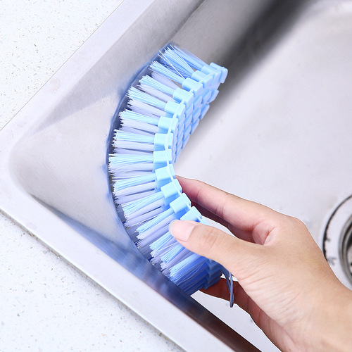 Flexible cleaning brush Kitchen sink stove brush Bathroom sink brush Bathroom bathtub floor brush Shoe brush
