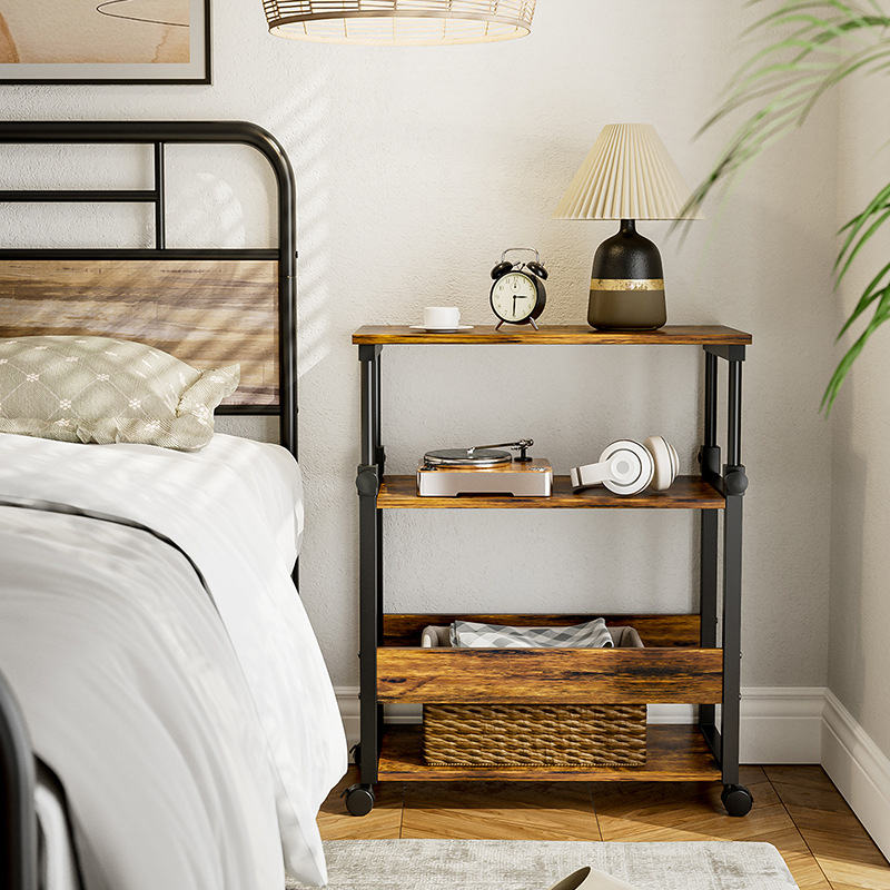 Simple bedside table removable laptop table bedroom home small table…