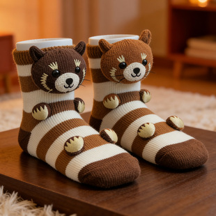 Animal Socks �羳TK���R�d��ë�qᘿ��ذ��m��ͨ�ɐ��c�z�m