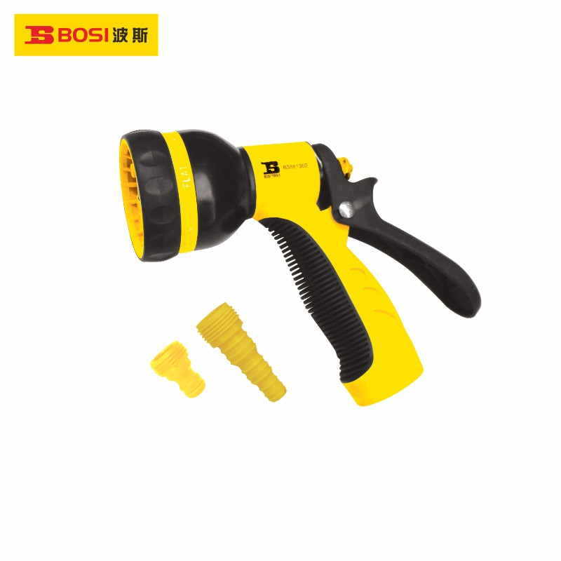 五金工具波斯工具八功能水枪铝合金拉杆洗车器园林浇花BS561302