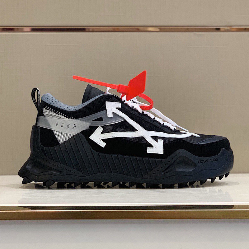 Off Ow White Dad Shoes Odsy 1000 Thick Sole Heightening Women's Shoes Color Matching Arrow Casual Sports Men's Shoes