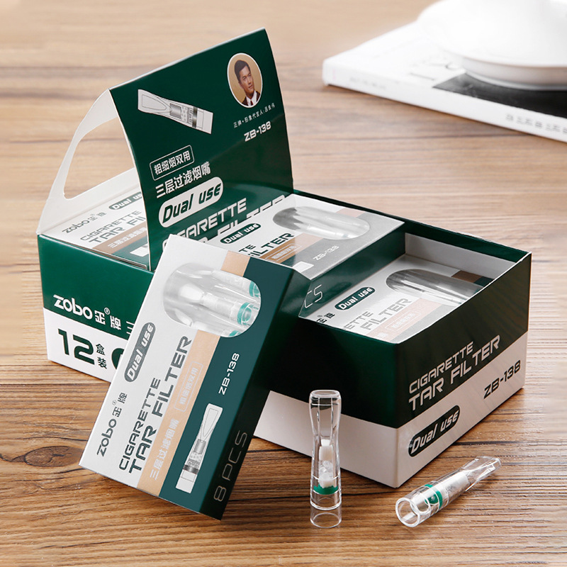 正牌壹次性煙嘴三重過濾芯粗細雙用過濾器香薰過濾嘴廠家煙具