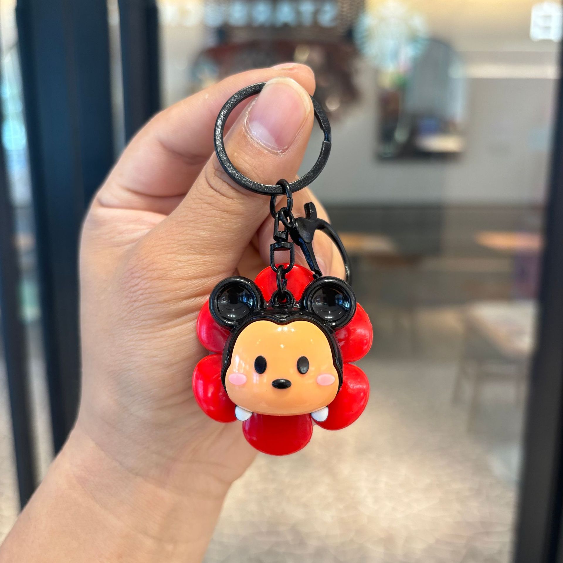 Llavero de girasol-Mickey