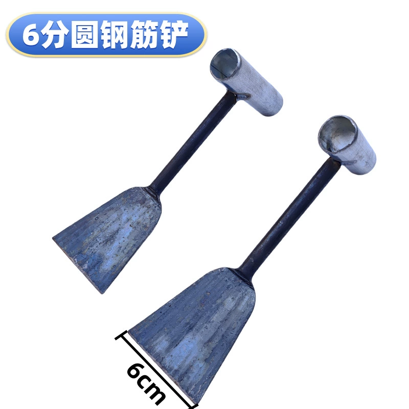 2-юаневый магазин 6-точечная круглая стальная лопата для копания диких овощей, ковка небольшой лопаты для посадки овощей, прополки, копания почвы, огорода, садоводства и садоводства.