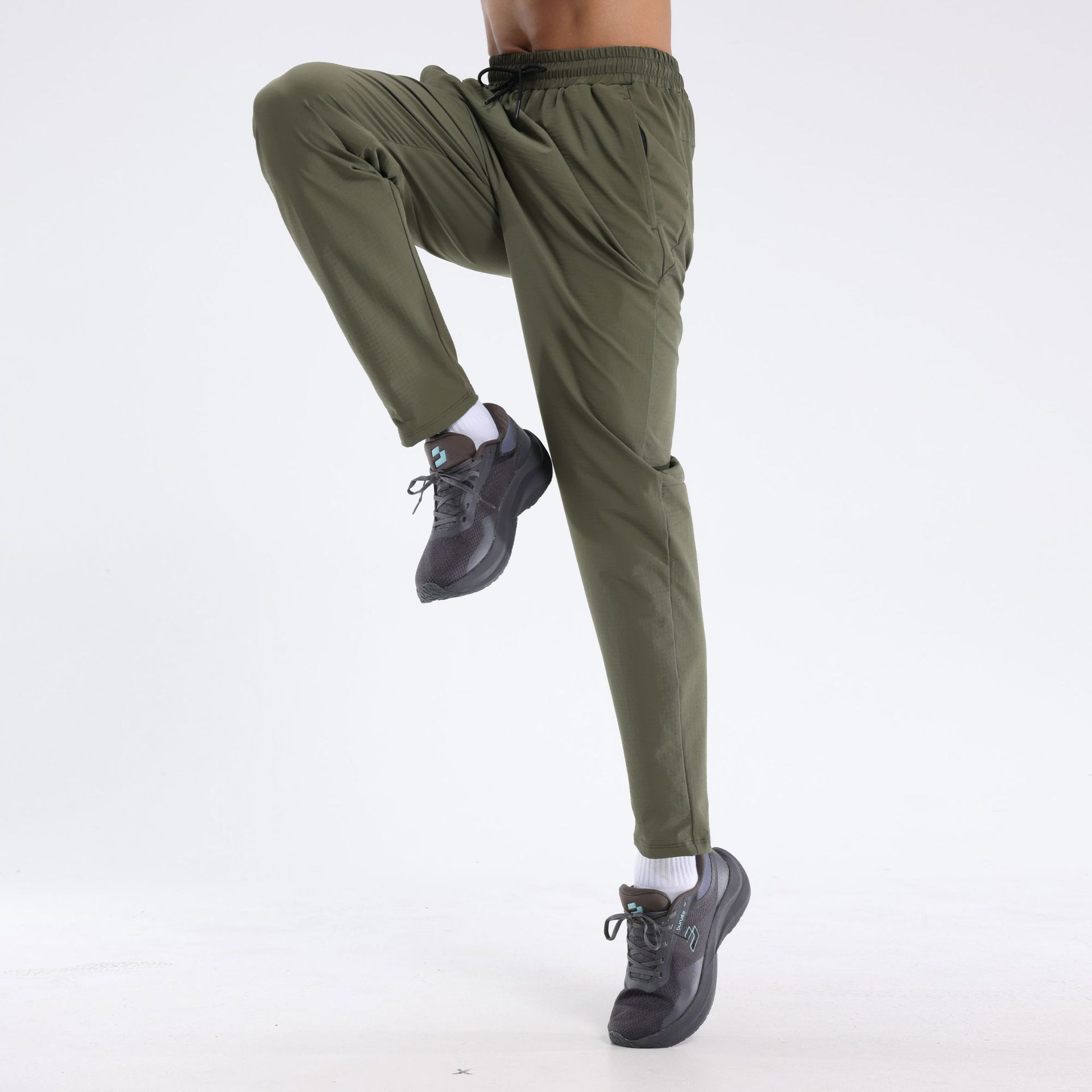 LULU pantalones deportivos rápidos para hombres al aire libre montañismo impermeable a prueba de viento correr fitness yoga entrenamiento casual pantalones para hombres