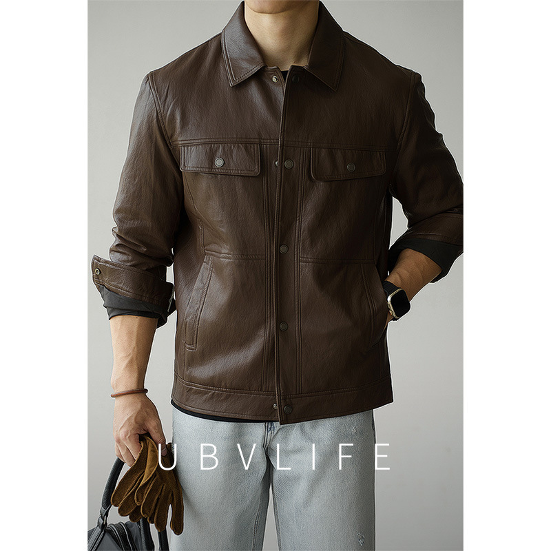 Old Money Style Retro Comfortable and Stylish Jacket for Men, 2026 Spring New Model, Durable and Structured Casual Short Jacket