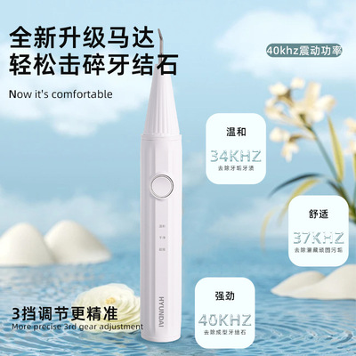 [超声波洁牙器牙结石家用洗牙美牙仪牙齿清洁除牙垢电动洁牙仪跨境]