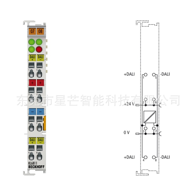 倍福KL6811总线端子模块德国BECKHOFFKL原装现货议价多通道嵌入式