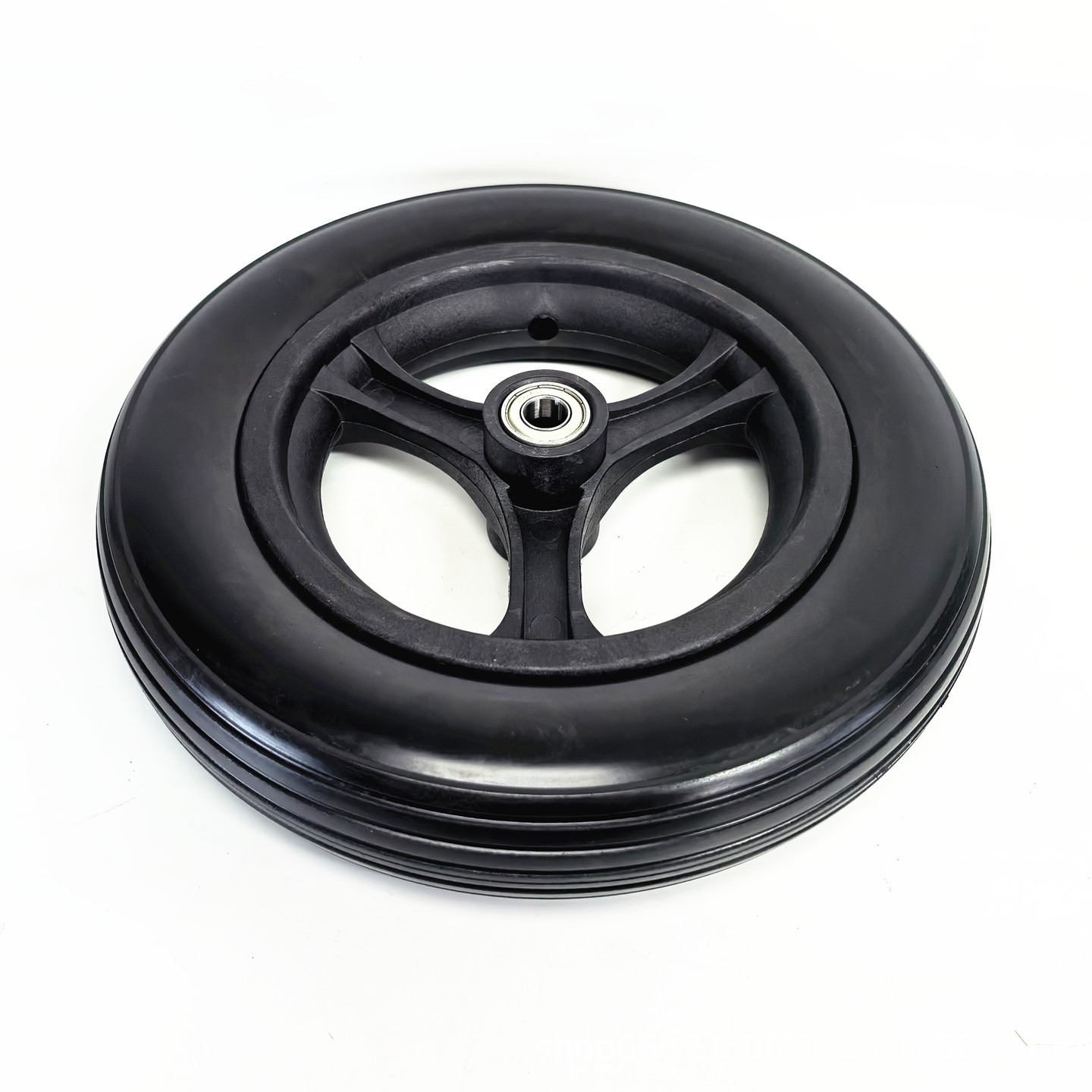 10x2.0 solid tire wheel 10inch electric wheel front wheelchair baby stroller shopping cart non-inflatable wheel assembly