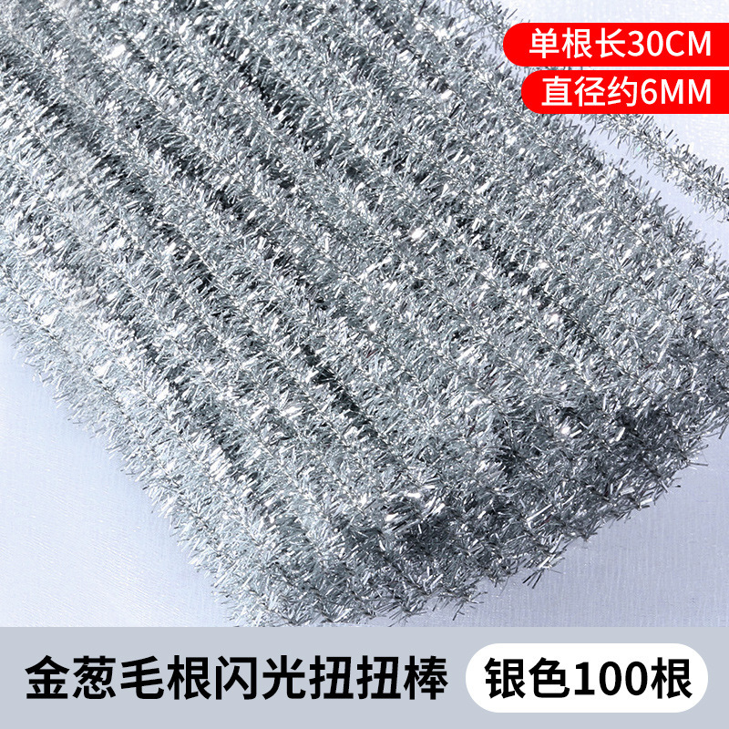 Paquete de material de ramo de varilla retorcida de macaron