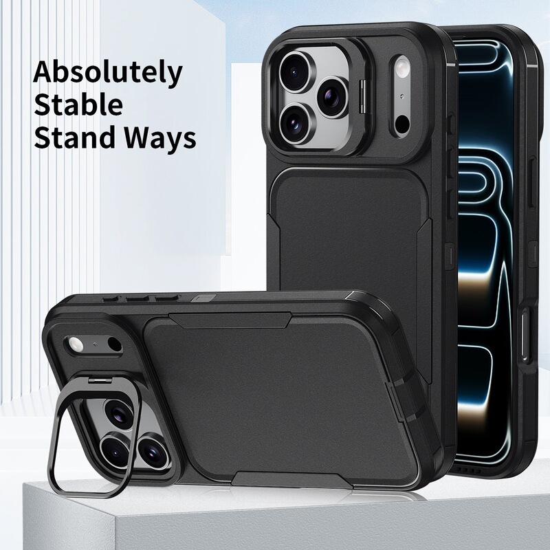 Cross-Border Invisible Lens Holder Suitable for iPhone 17 Pro Max Phone Case, Military-Grade Anti-Drop Protection for 16/15 Cross-Border Invisible Lens Holder Suitable for iPhone 17 Pro Max Phone Case, Military-Grade Anti-Drop Protection for 16/15