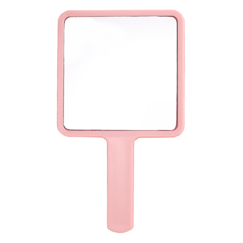 Espejo cuadrado portátil con logo impreso | Mini espejo cosmético de plástico DIY para maquillaje y publicidad