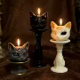 万圣节暗黑跨境猫咪蜡烛