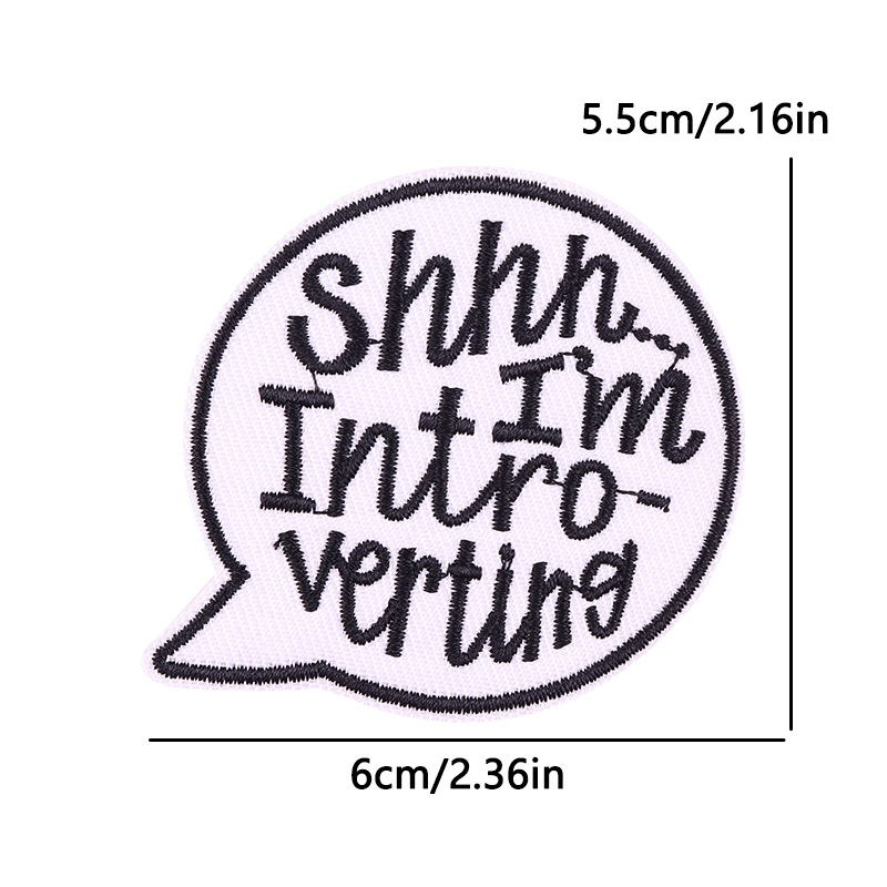 7g Weight Clothing Sticker Patches Classification 1 Piece Quantity Embroidery thread Material Letter Pattern Simple Style Style 1 Piece Simple Style Letter Embroidery Thread Clothing Sticker Patches 4