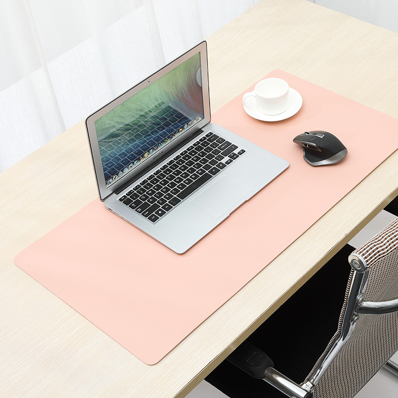Fabricante en stock alfombrilla de ratón gran tamaño escritorio la computadora estera impermeable aceite engrosada logo publicidad