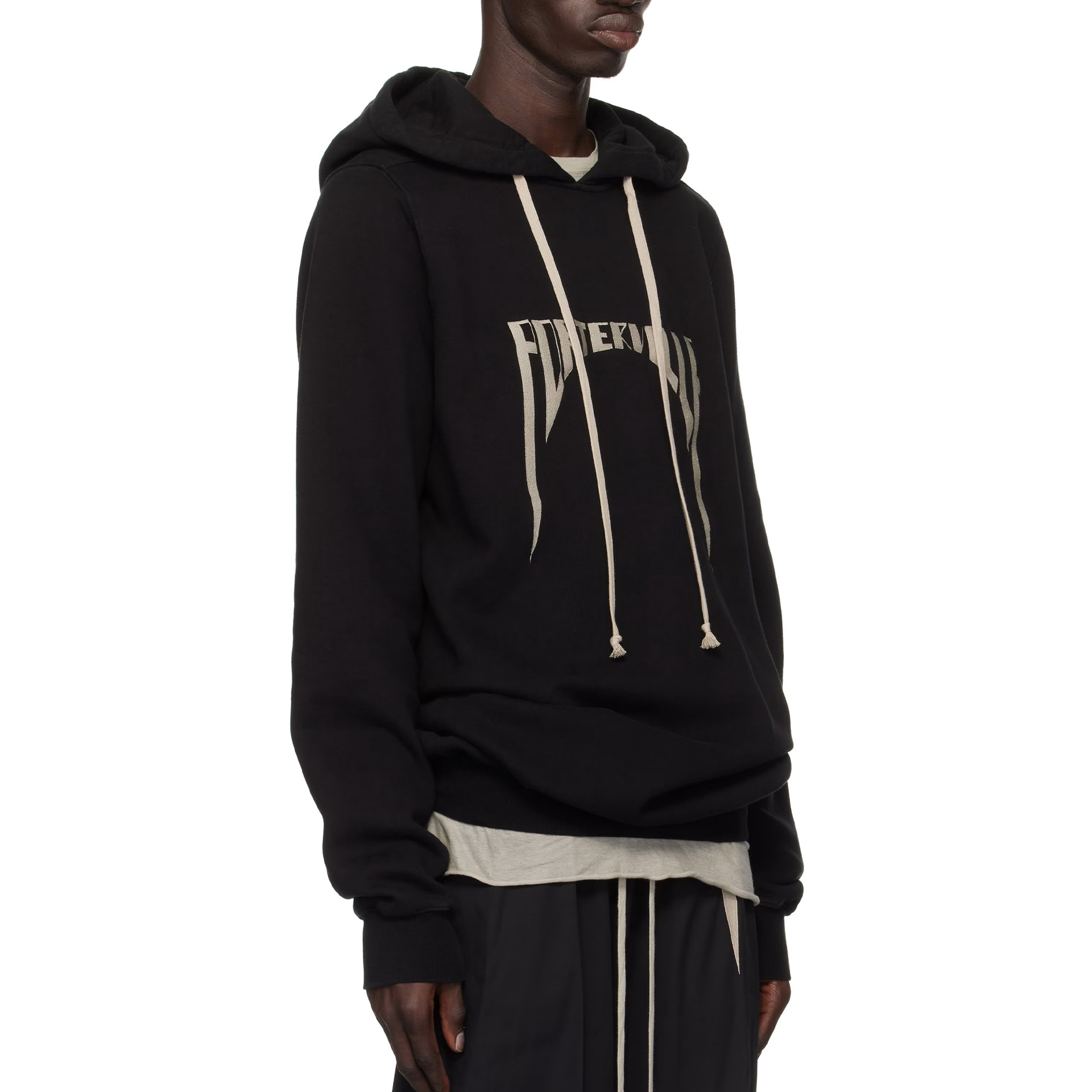 Unisex Longline Hoodie – Oversized Streetwear Pullover With All-Over Print (Drop Shoulder, Minimalist Black Aesthetic, S-XXL Sizing)_voghion.com