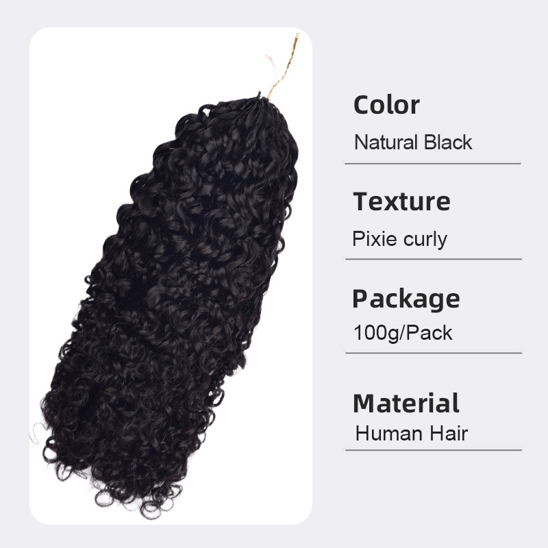 Cabello de ganchillo, cabello humano real, cabello vietnamita, cabello humano completo.