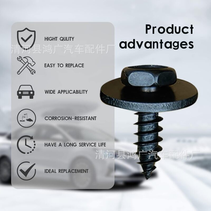 Suitable for Bmw Car Bumper Engine Guard Self-Tapping Body Screws Hexagonal 07147129160